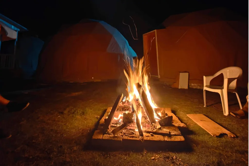 Fire camp in Kumrat Valley.